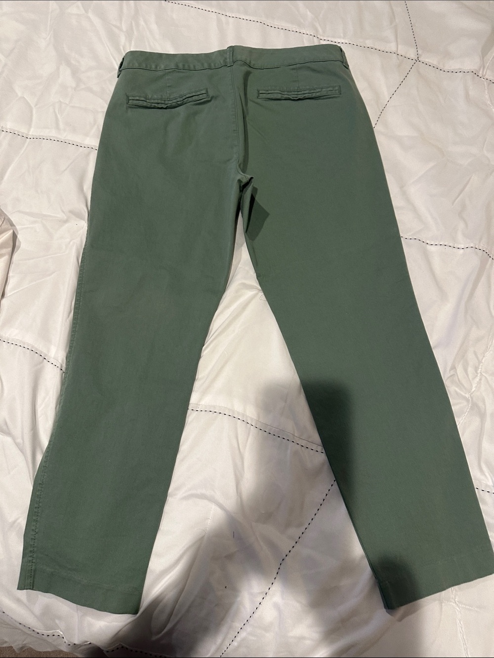 Old Navy Pants Trio - Green, White, Navy Pixie Size 12R - Picture 3 of 8